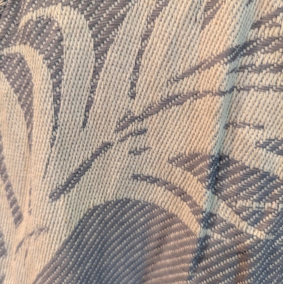 Light Blue & White Patterned Kimono Robe - Picture 5 of 6